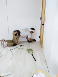 カーペットからフローリングに変更してすっきり広々　大田区M様邸